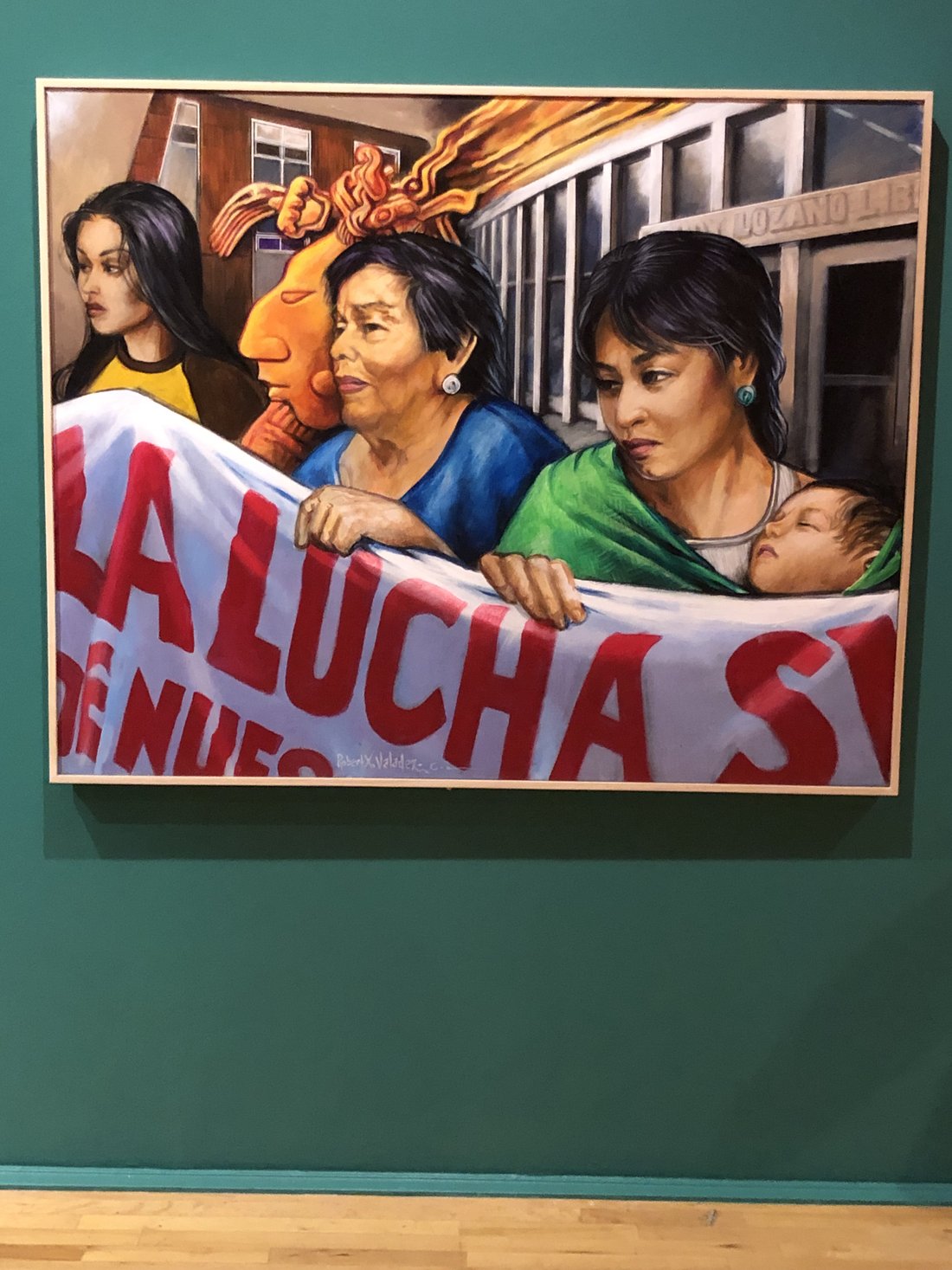 Portrait of Raquel Guerrero, detail
